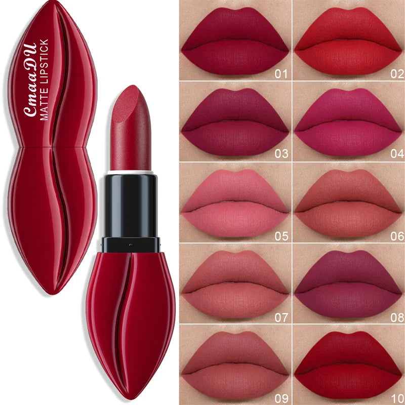 Rich color long-lasting matte velvet lip gloss, moisturizing Korean jelly lipglaze.